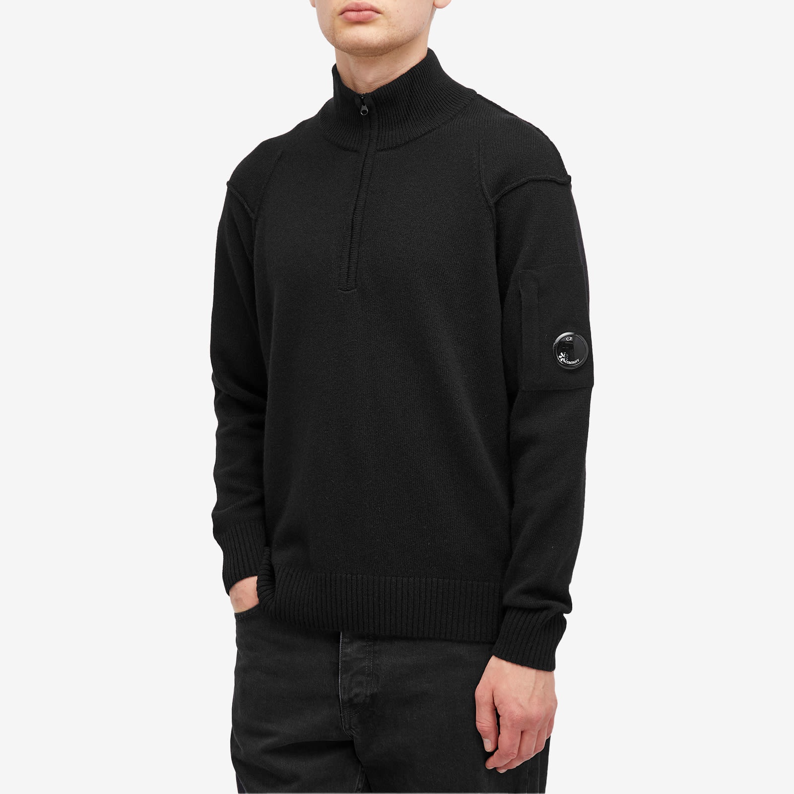 C.P. Company Lambswool Grs Half Zip Knit - 2