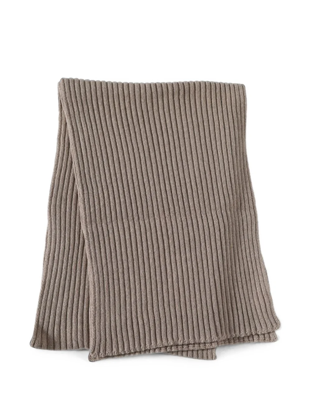 ribbed-knit scarf - 1