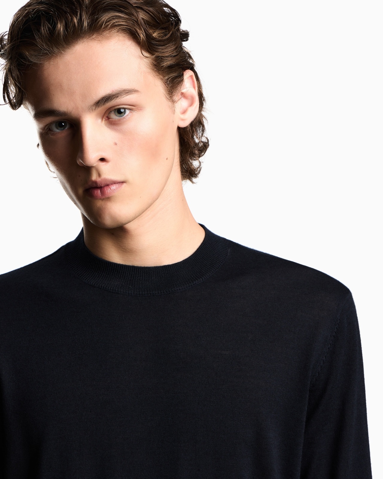 TRAVEL ESSENTIALS PLAIN-KNIT VIRGIN-WOOL JUMPER - 5