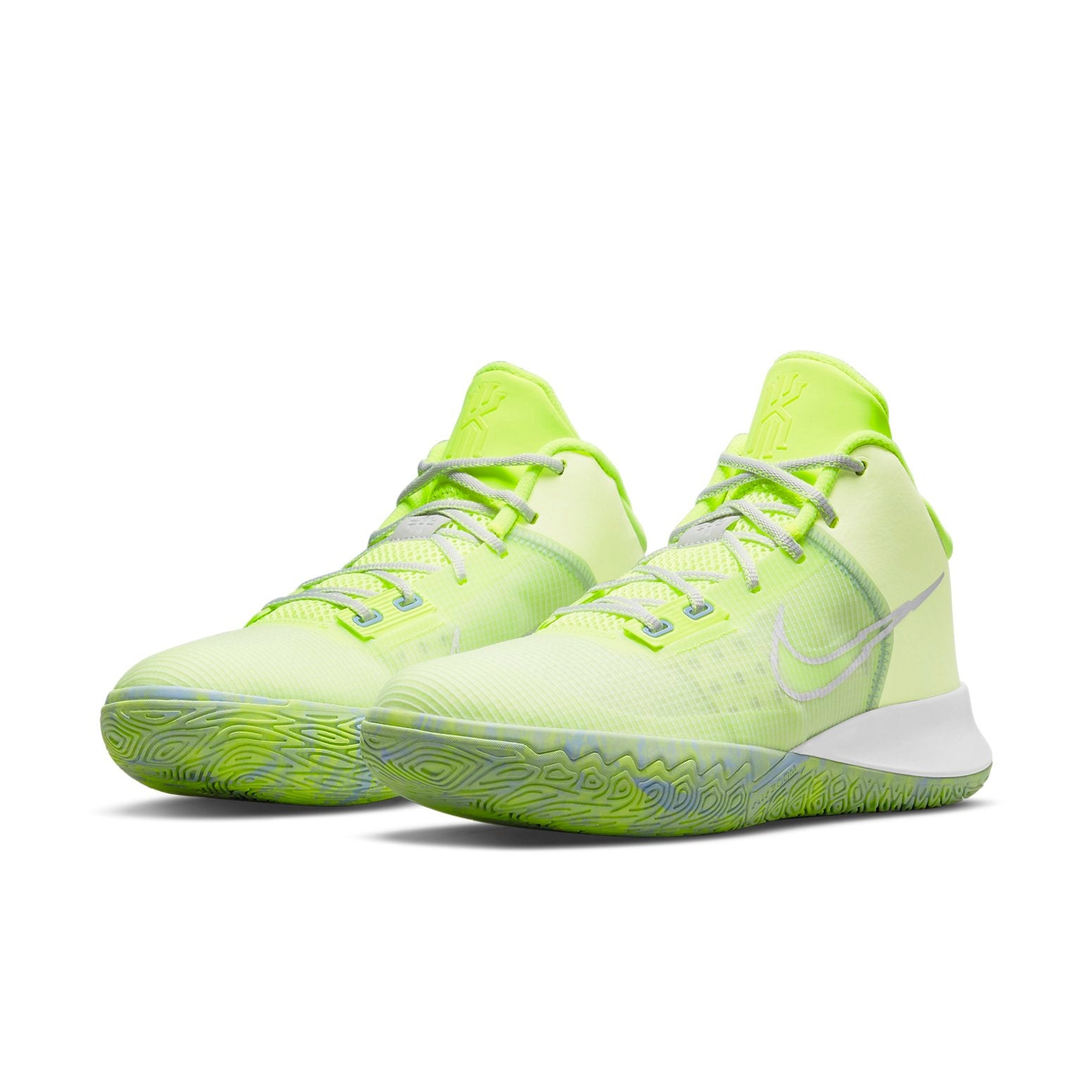 Nike Kyrie Flytrap 4 EP 'Fluorescent Yellow Aluminum Blue Grey' CT1973-700 - 3