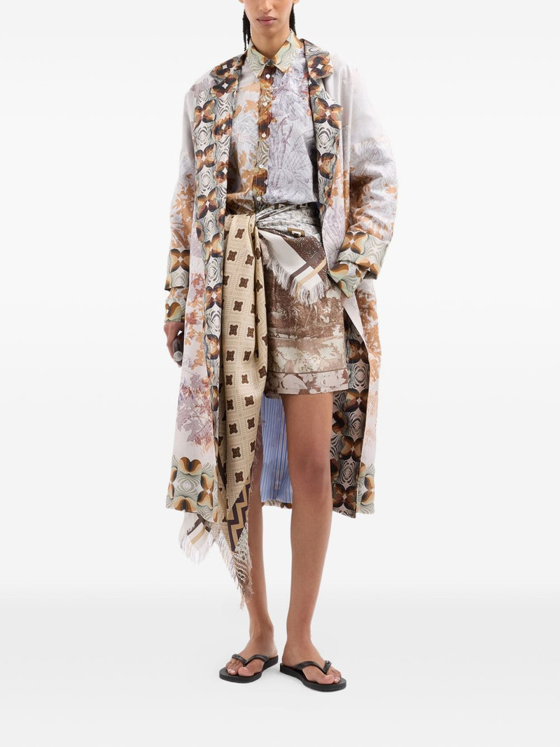 Entho botanicals graphic silk coat 4