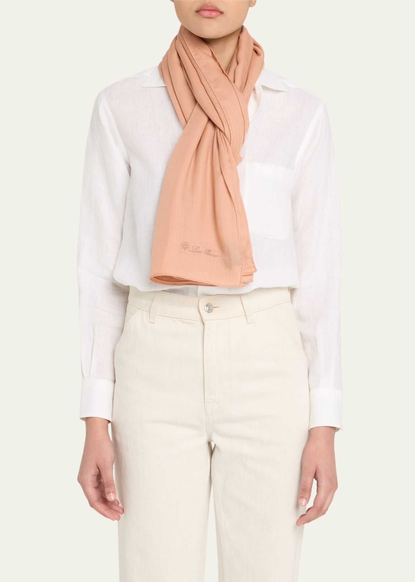 Signature Cashmere-Blend Stole - 3