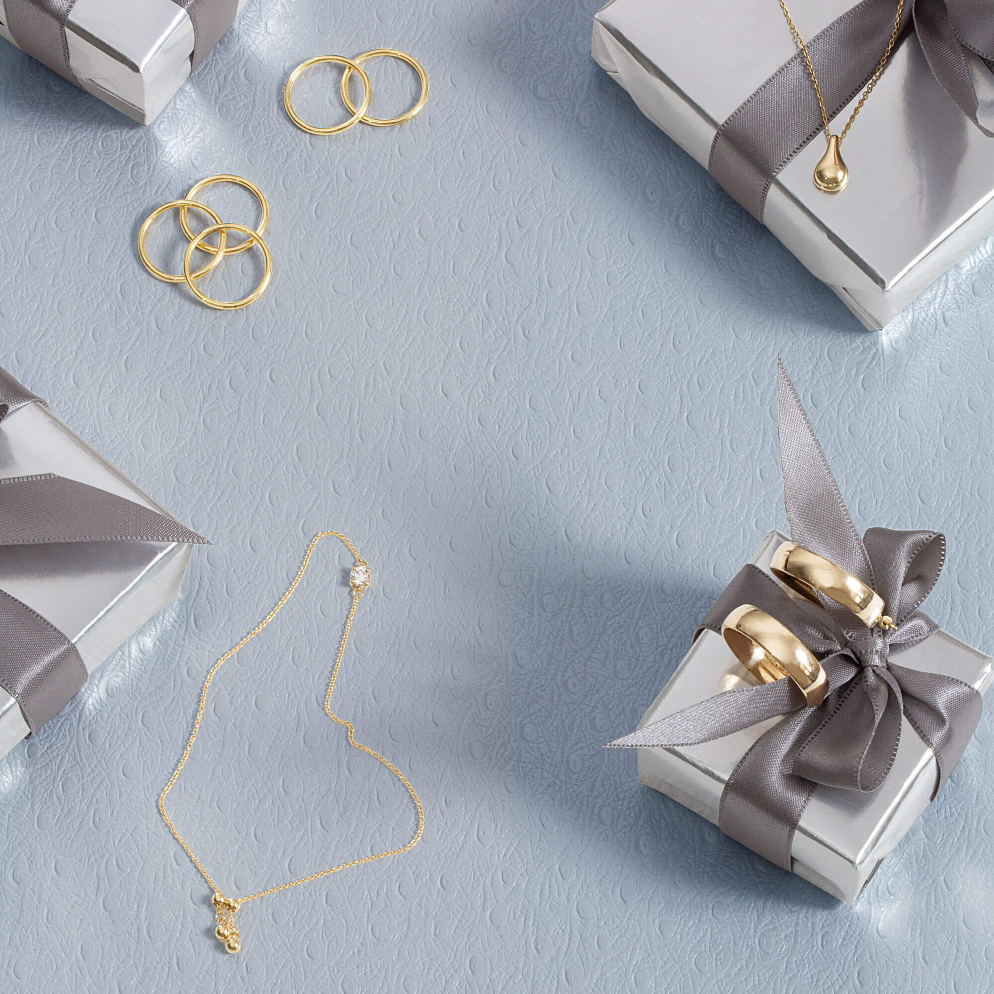 Gold Drop Necklace - 8