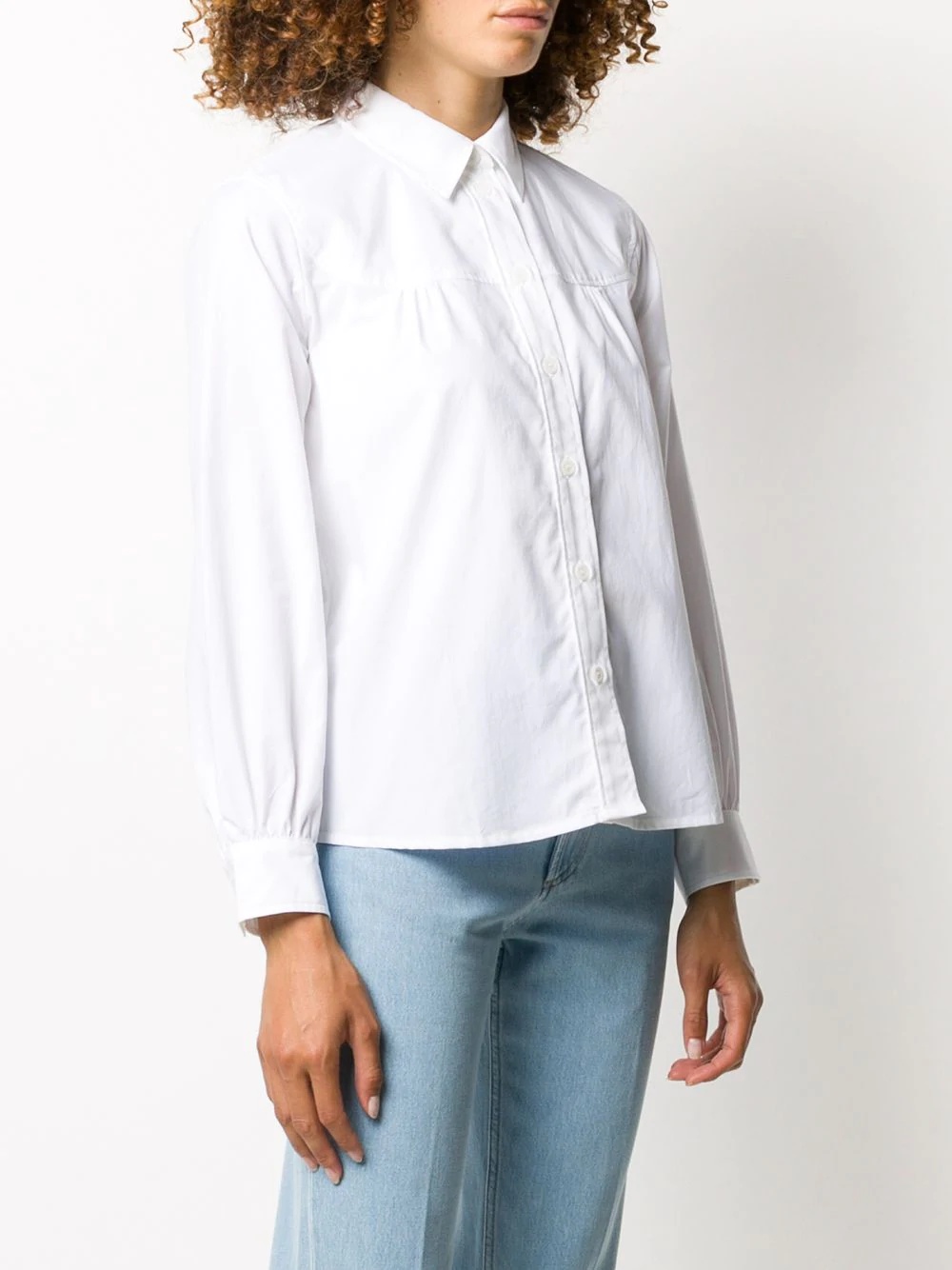 classic collar longsleeved shirt - 3