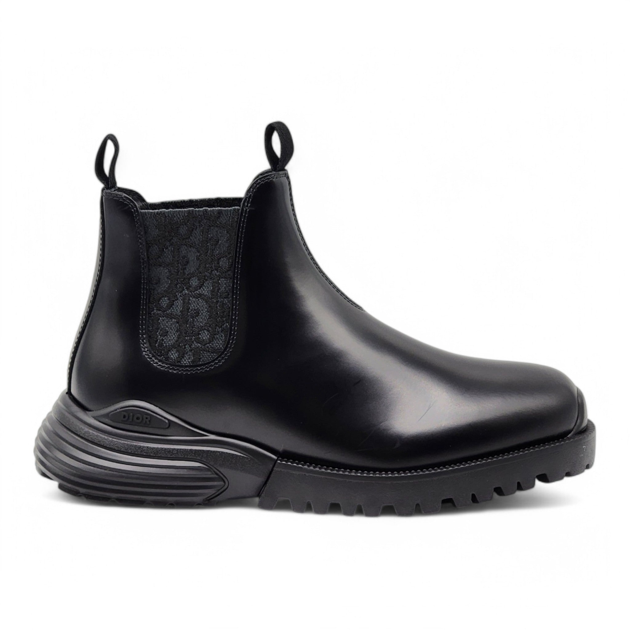 Dior Combat Chelsea Boots - Polished Calfskin - Black - 40 - 2