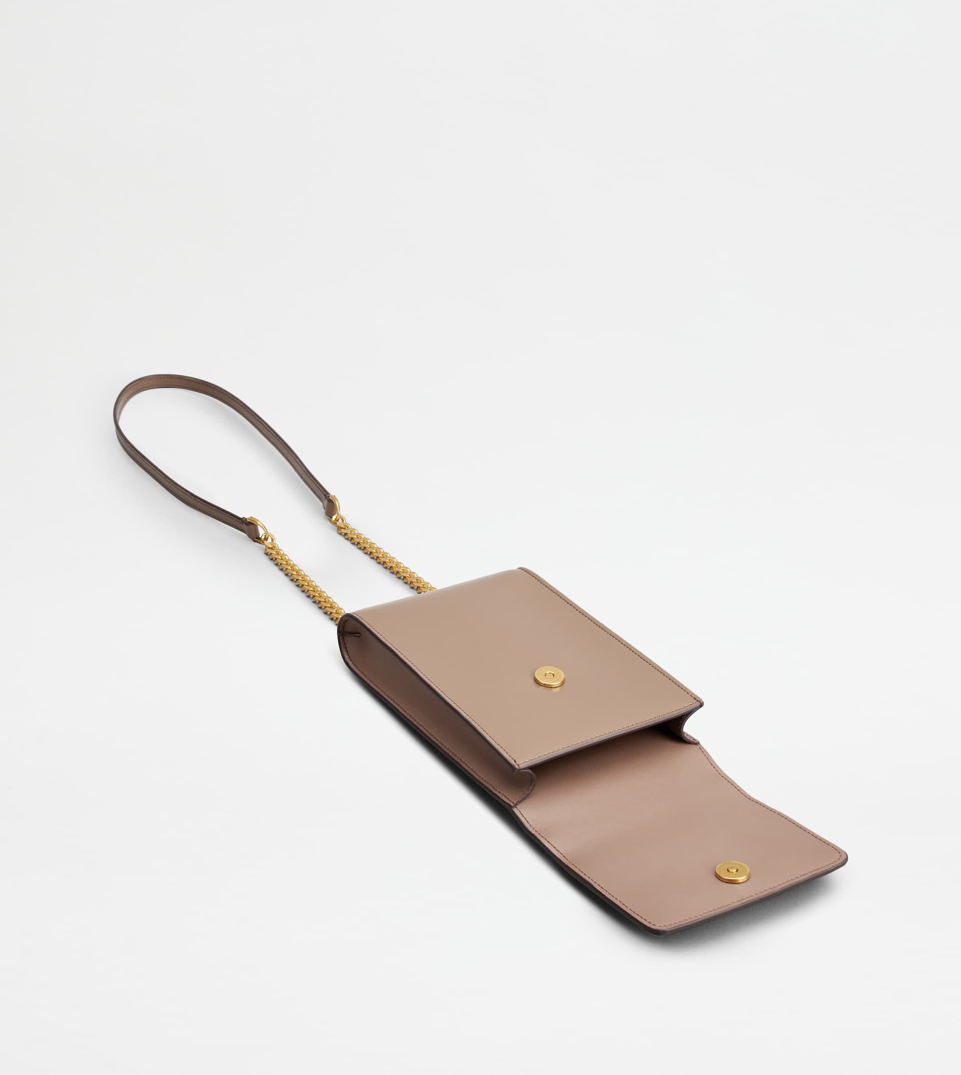 KATE PHONE BAG IN LEATHER - PINK - 3