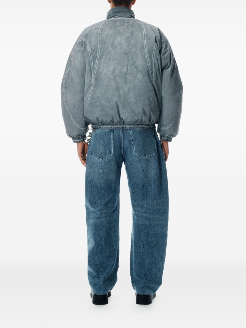 padded track jacket - 4