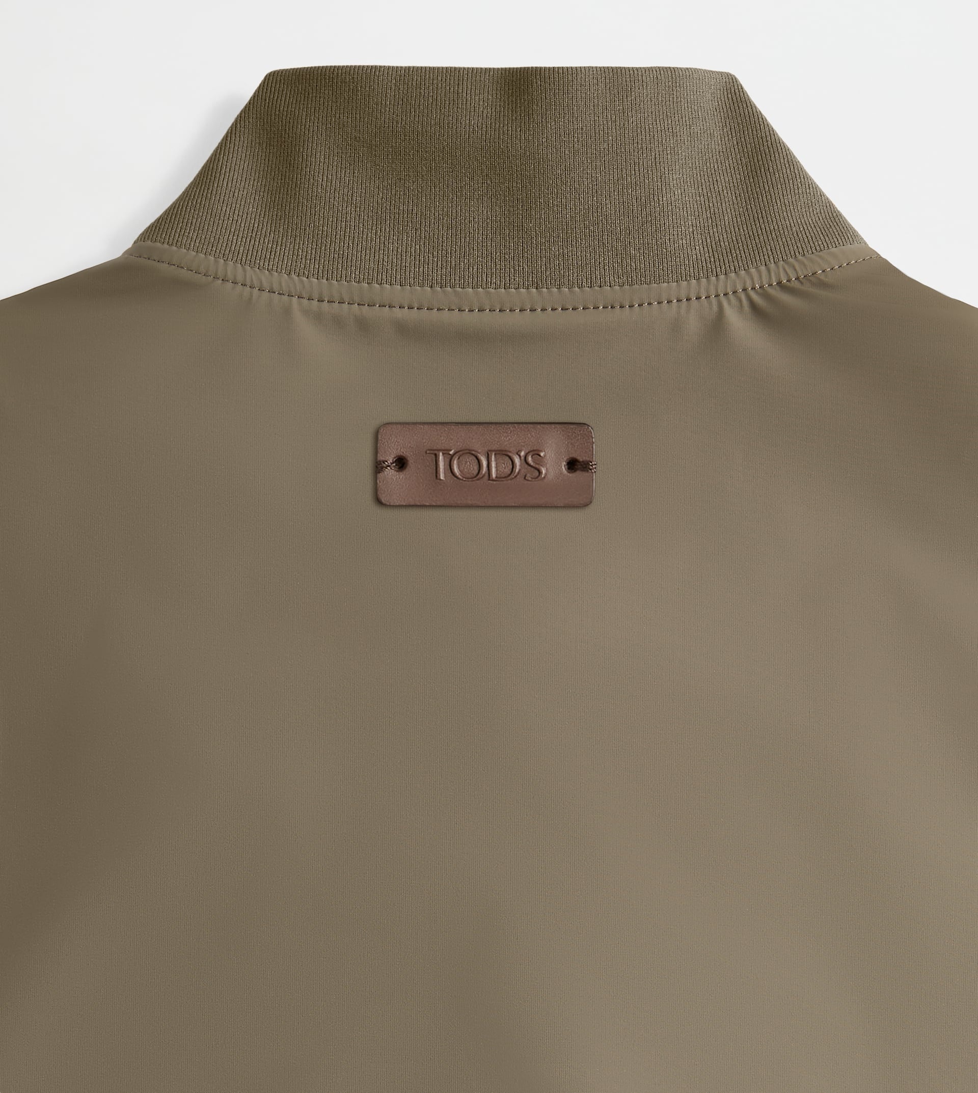 BOMBER JACKET IN TECHNICAL FABRIC - GREEN - 7
