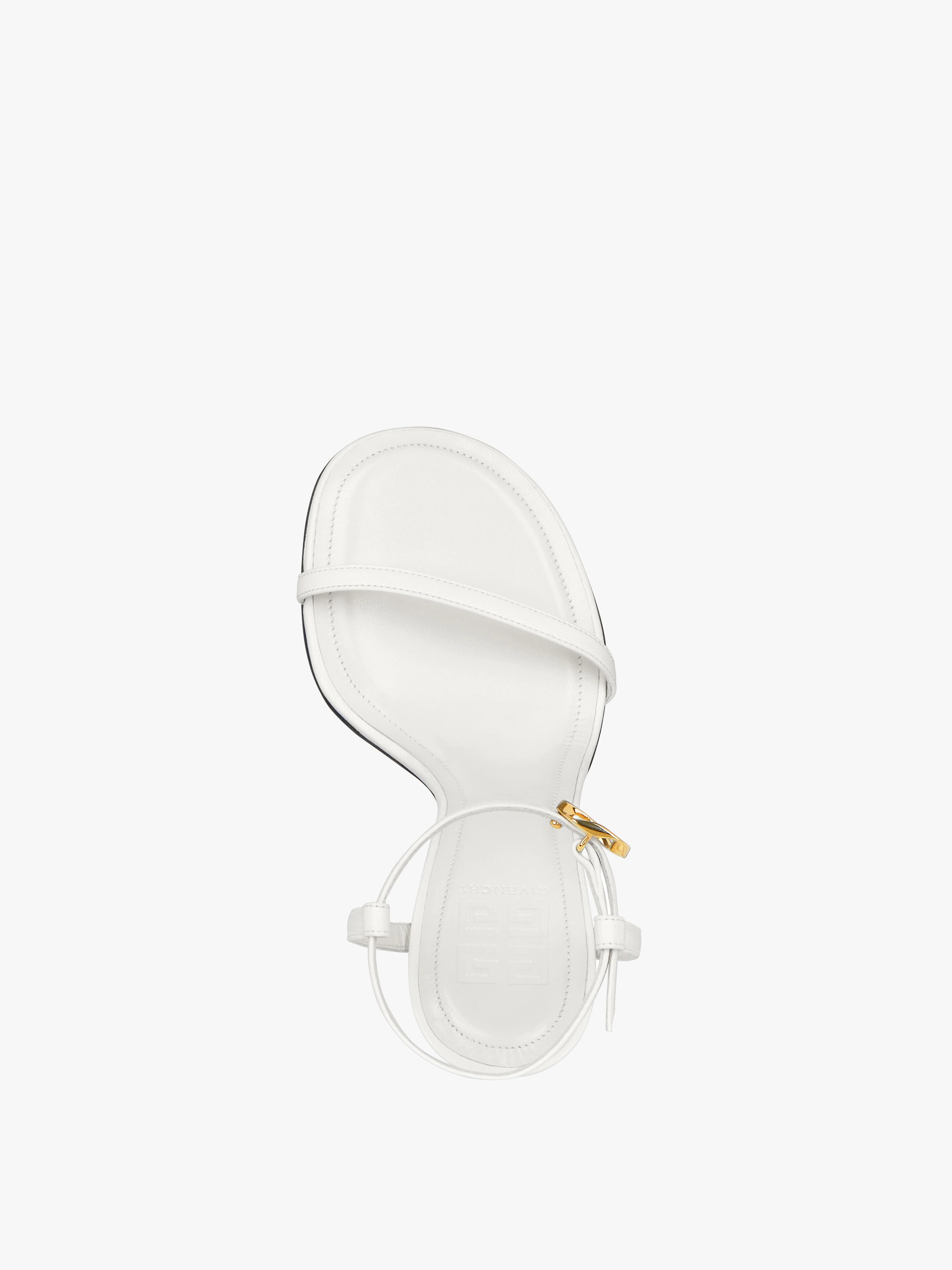 G CUBE SANDALS IN LEATHER - 4