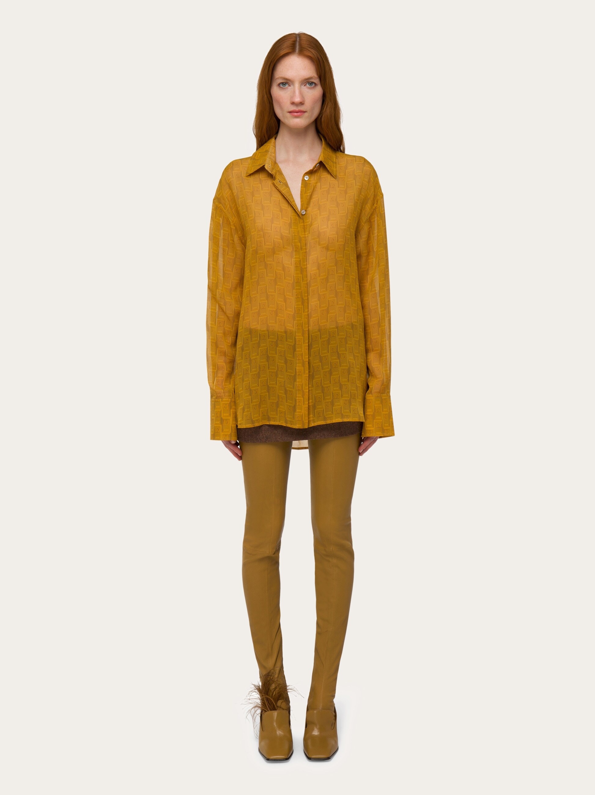 Ferragamo monogram shirt - 7