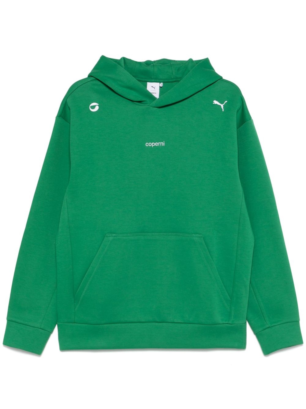 x Puma logo-embroidered hoodie - 1