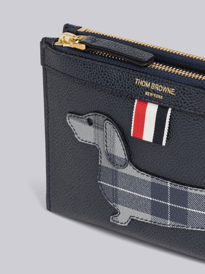 Thom Browne Pebble Grain Hector Double Document Holder Crossbody outlook