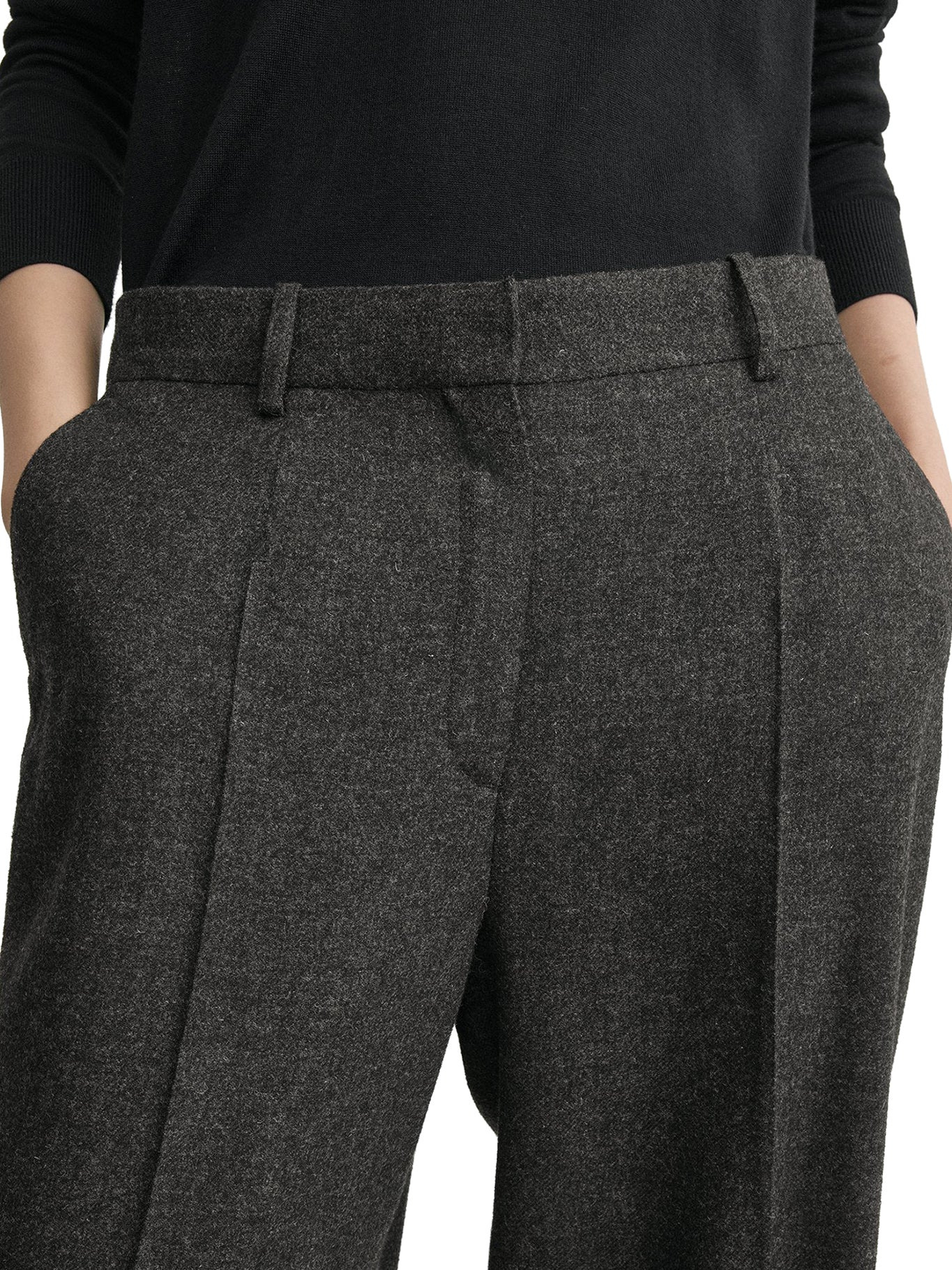 TAILORED FLANNEL TROUSERS - 6