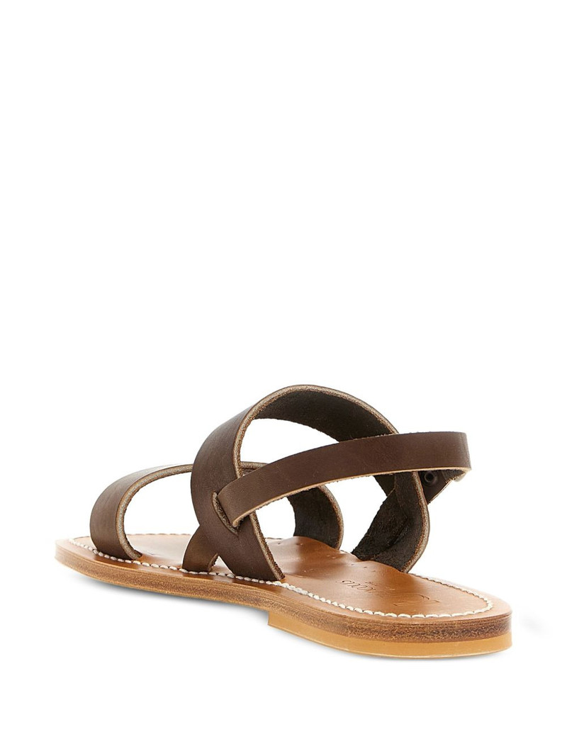 Barigoule double-strap leather sandals 4