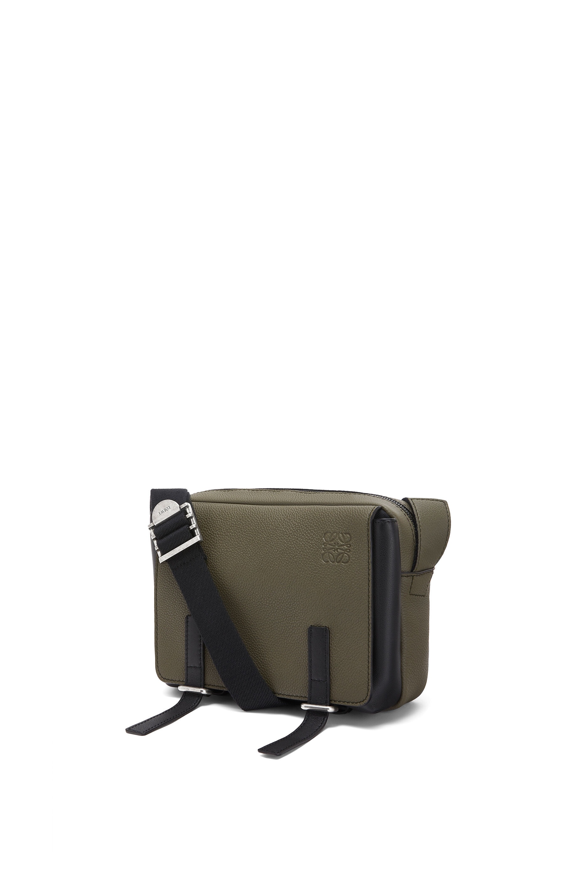 XS Military messenger bag in calfskin - 2