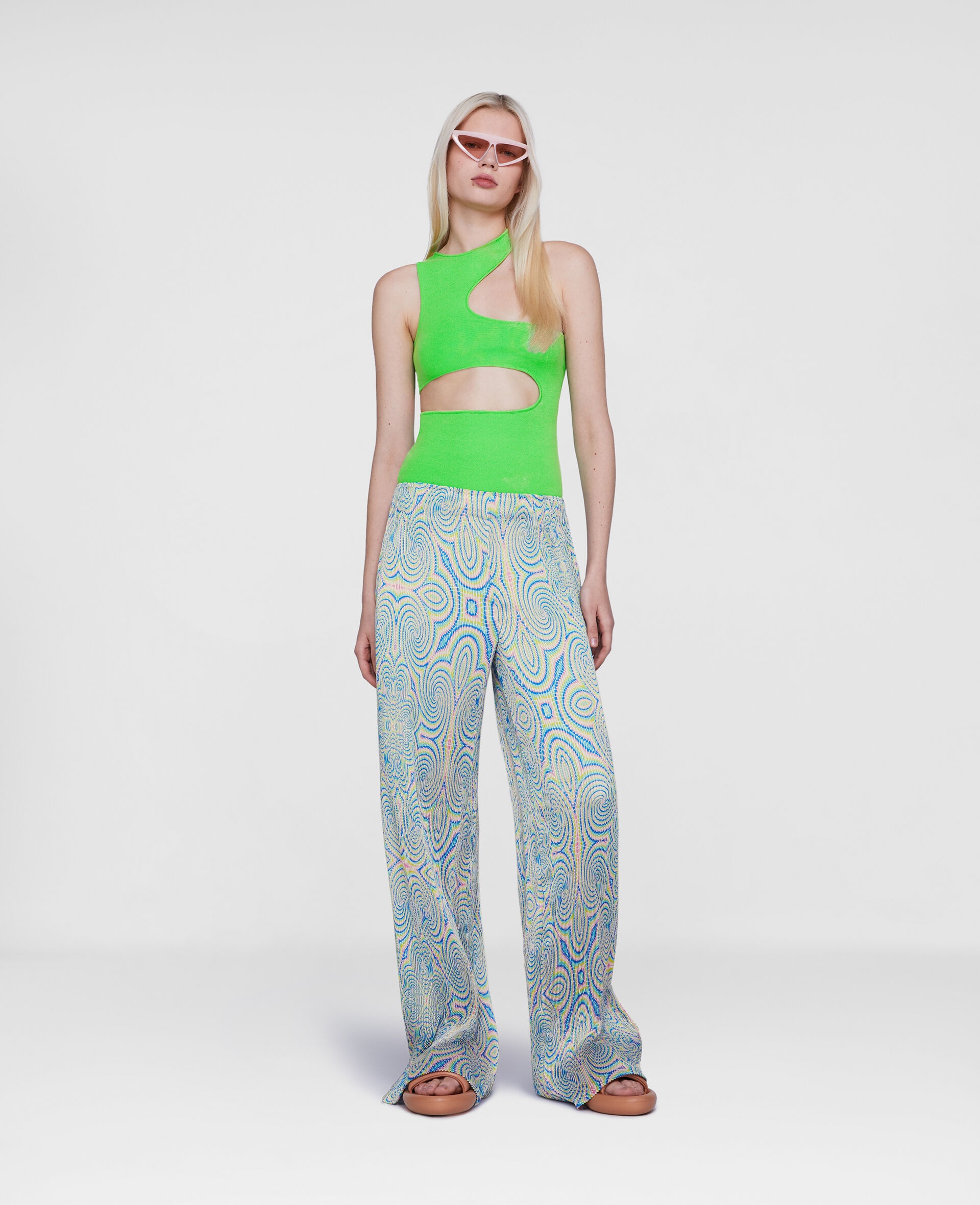 Hallucinogenic Plisse Pants - 2