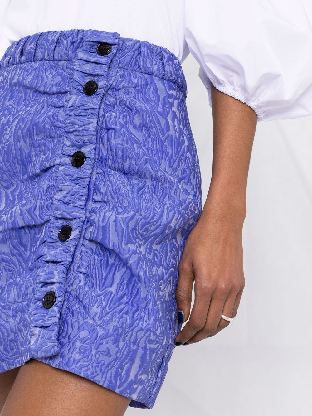 asymmetrical mini skirt - 3