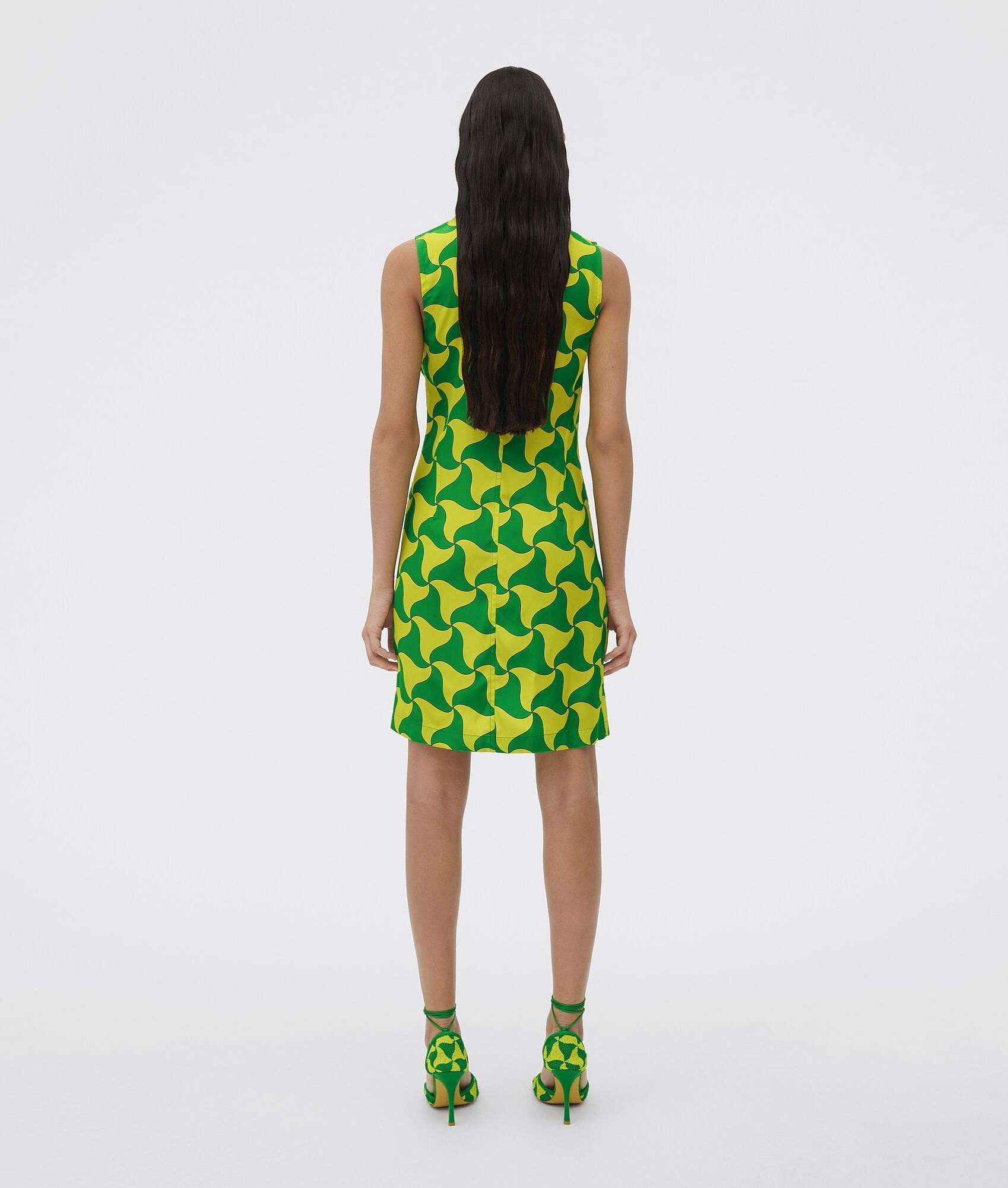 ワンピース BOTTEGA VENETA Embroidered Jacquard Dress Bottega Veneta Embroidered Jacquard Dress with Open Back