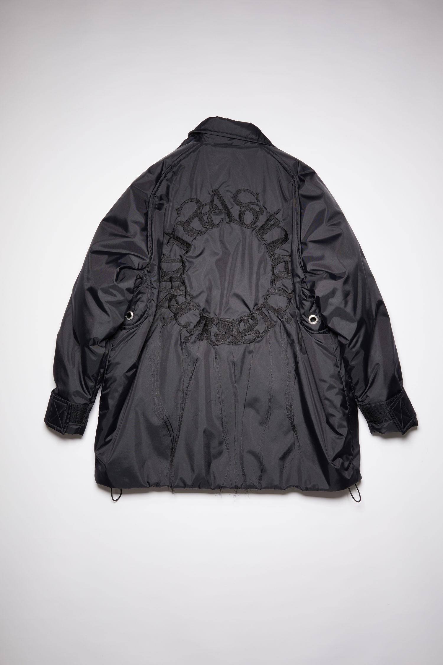 Padded nylon jacket - Black - 5