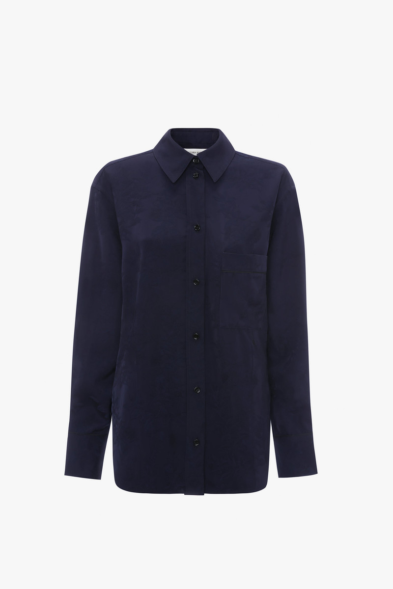 Pyjama Sleep Set In Navy 1