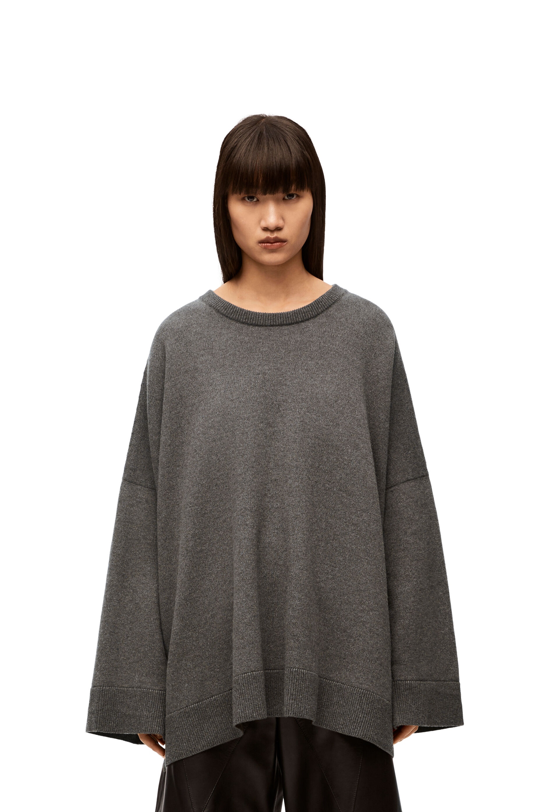 Open back sweater in cashmere - 3