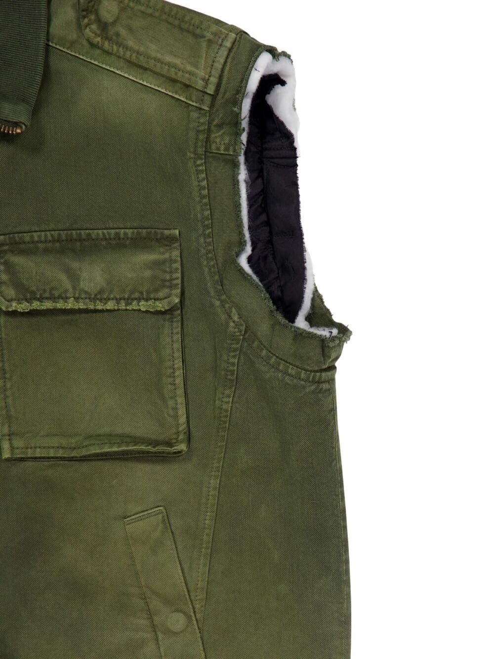 raw-cut gilet - 4