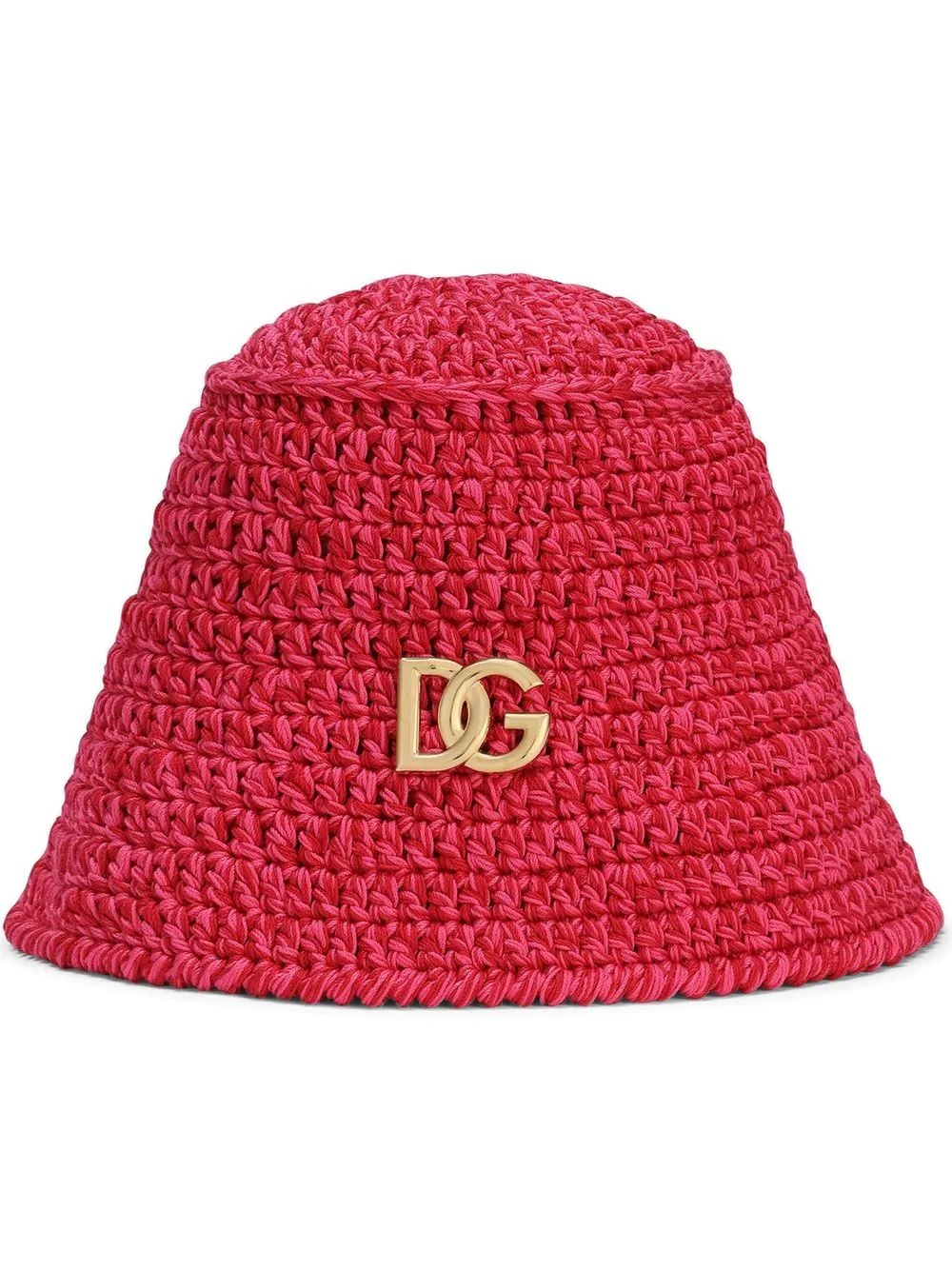 logo-plaque bucket hat - 1