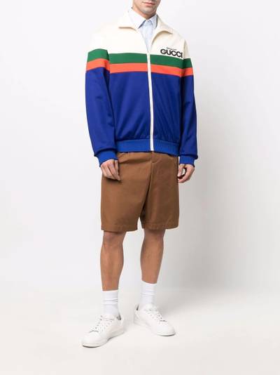 GUCCI logo print track jacket outlook