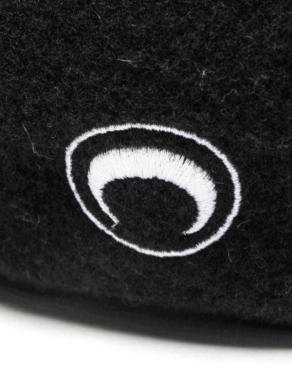 crescent-moon wool beret - 4