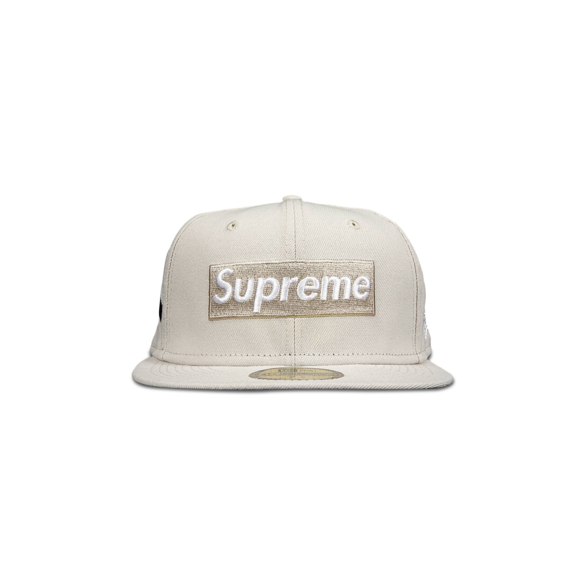 Supreme x New York Yankees Box Logo New Era 'Tan' - 1