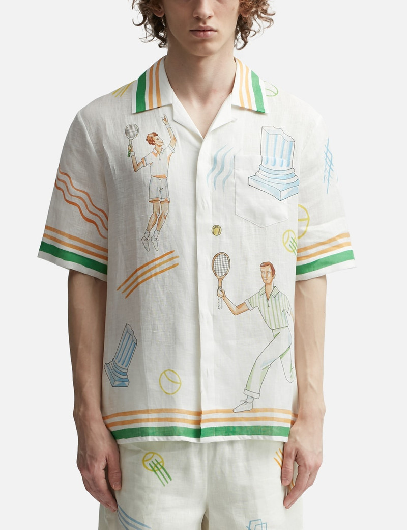 TENNIS PLAY SHORT SLEEVE LINEN SHIRT 3