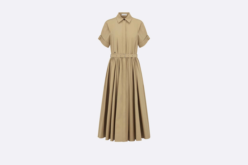 Belted Mid-Length Dress 1