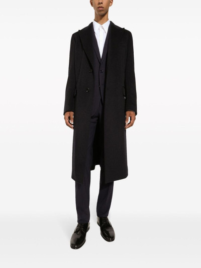 Dolce & Gabbana single-breasted cashmere coat outlook