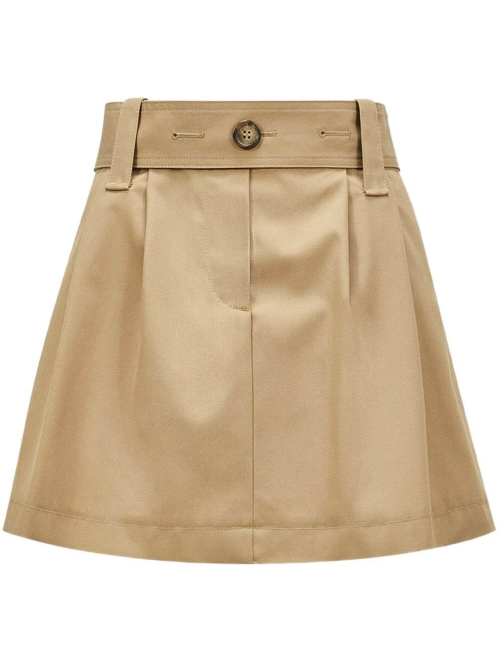 mini gabardine skirt - 1