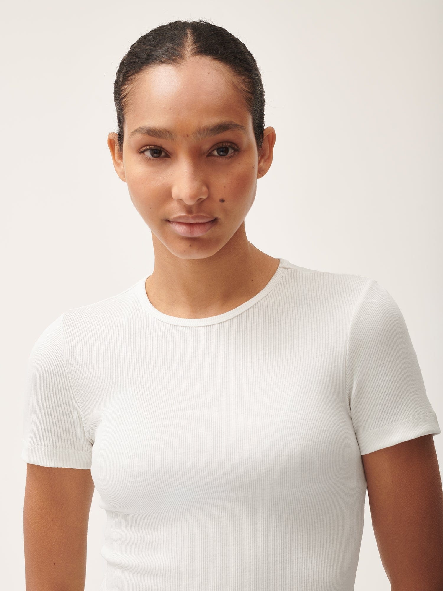 Women's 365 Lightweight Rib T-Shirt - Off-White - 4