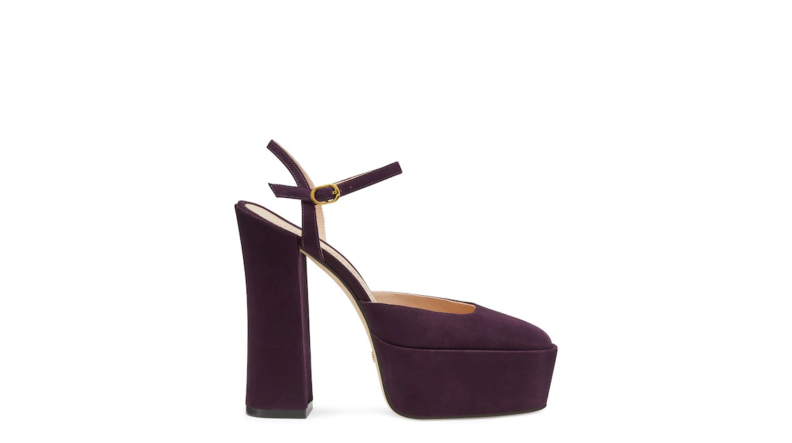 SKYHIGH 145 ANKLE-STRAP PLATFORM PUMP - 1