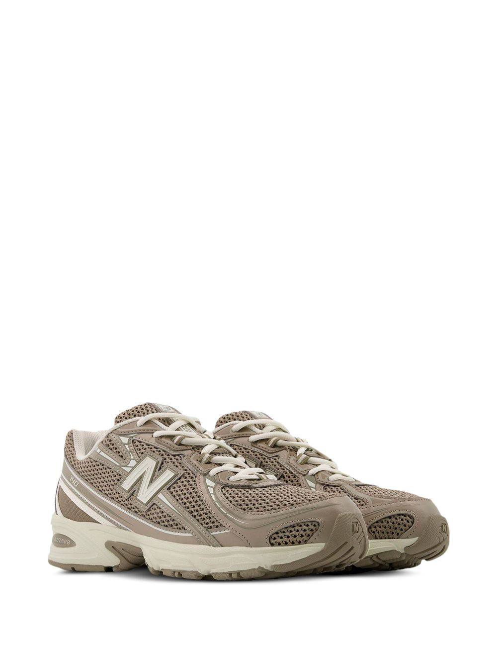 740 lace-up mesh sneakers - 2