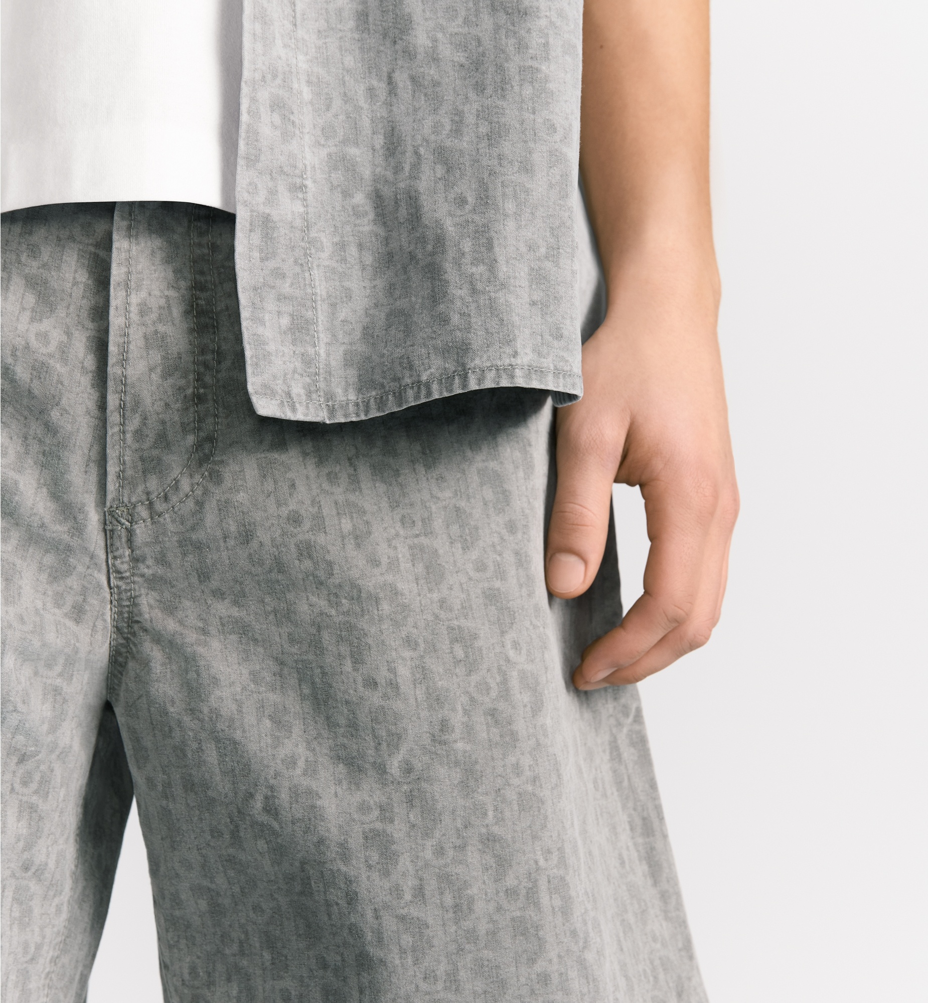 Dior Oblique Bermuda Shorts - 4