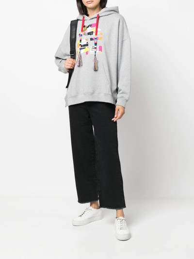 Etro logo-print drawstring hoodie outlook