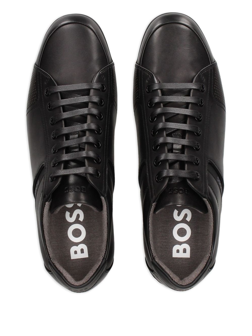 leather sneakers - 4