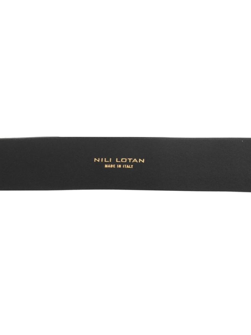 NILI LOTAN leather belt outlook