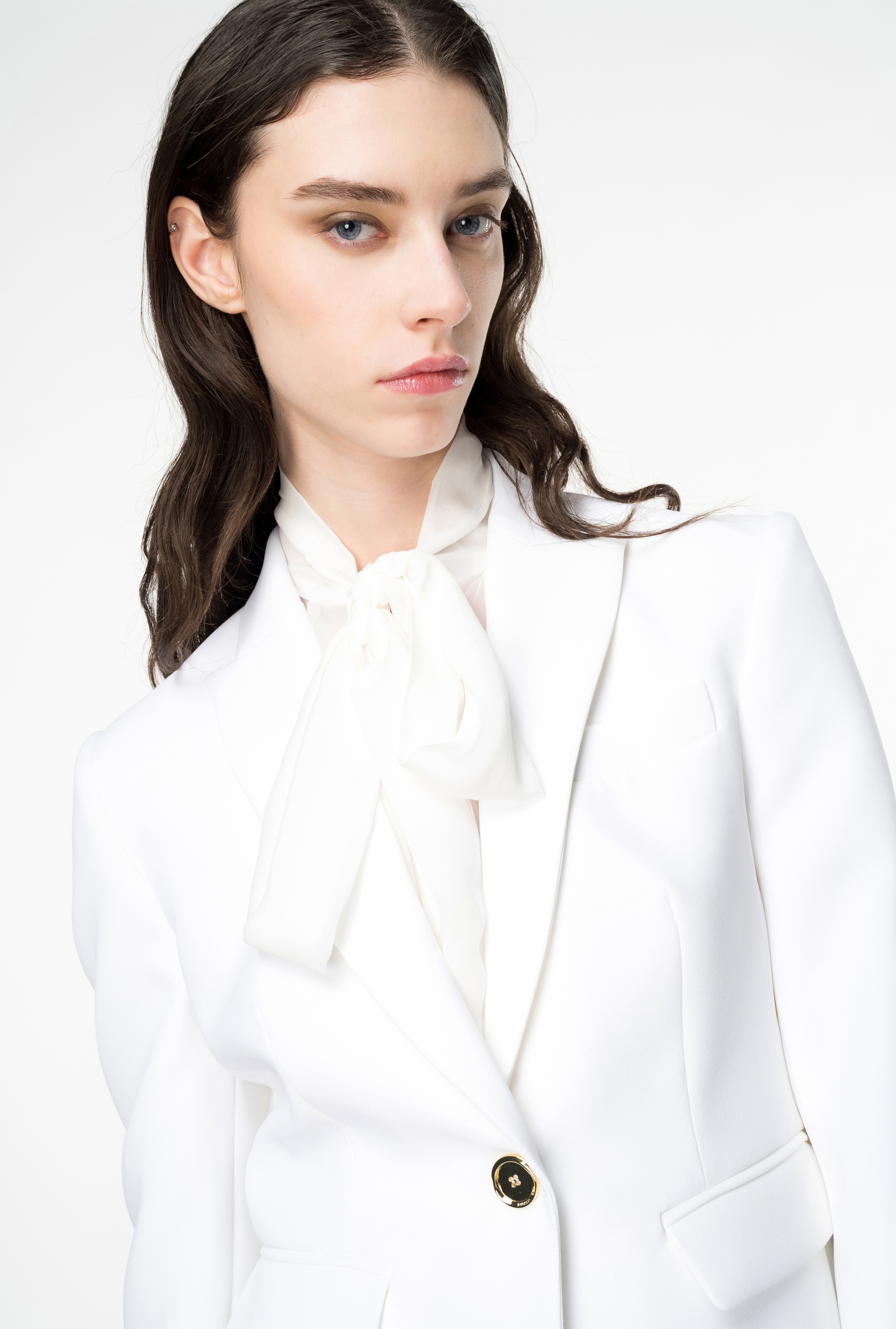 ジャケット PINKO SS20  1G14Y4 Y5XX Z05 (1G14Y4 Y5XX Z05) PINKO SINGLE-BREASTED STRETCH BLAZER | REVERSIBLE