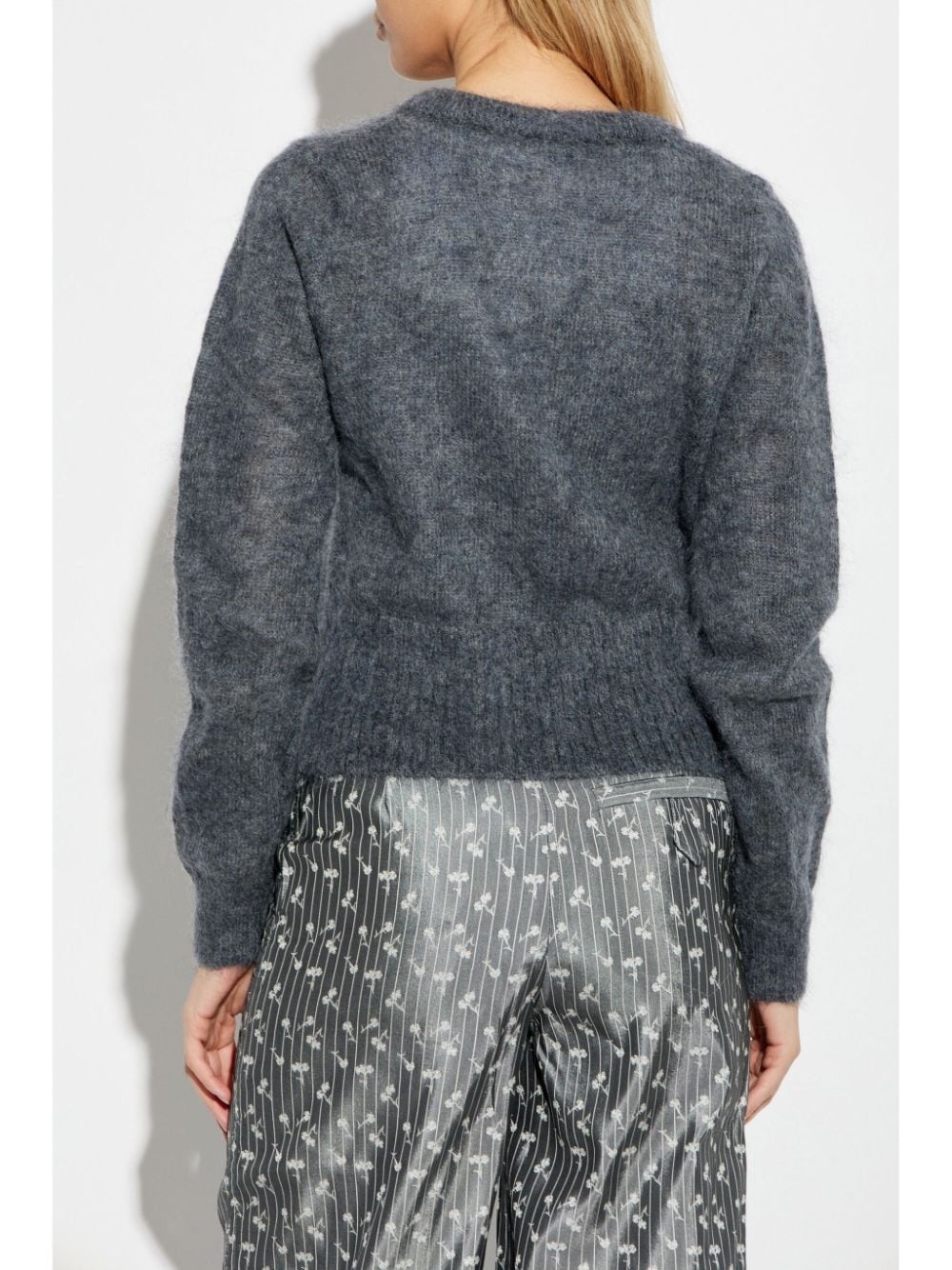 self-tie fastening cardigan - 4