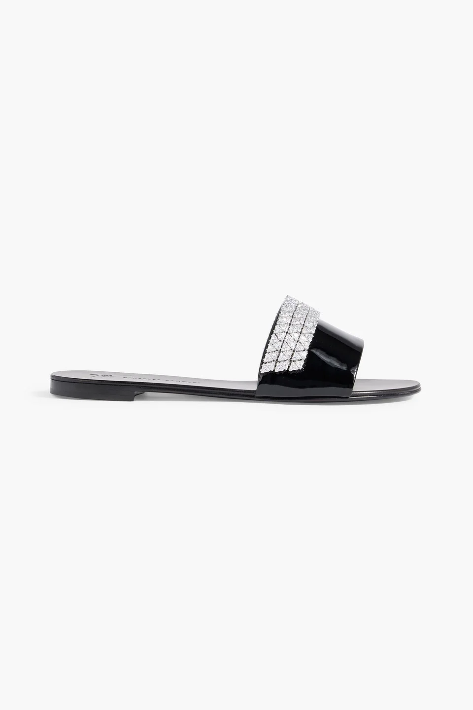 Tesy crystal-embellished glossed slides - 1