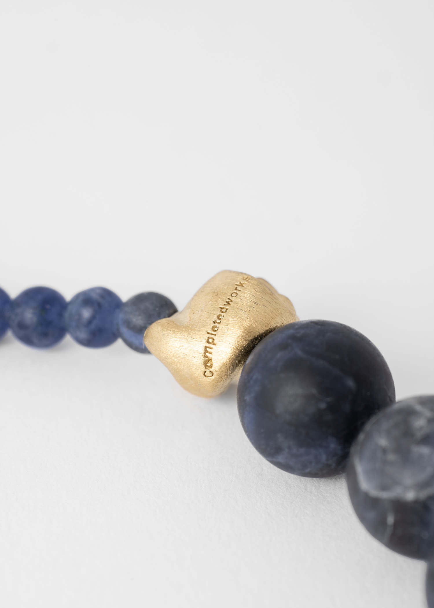 Sodalite & Gold Vermeil Necklace by Completedworks - 4