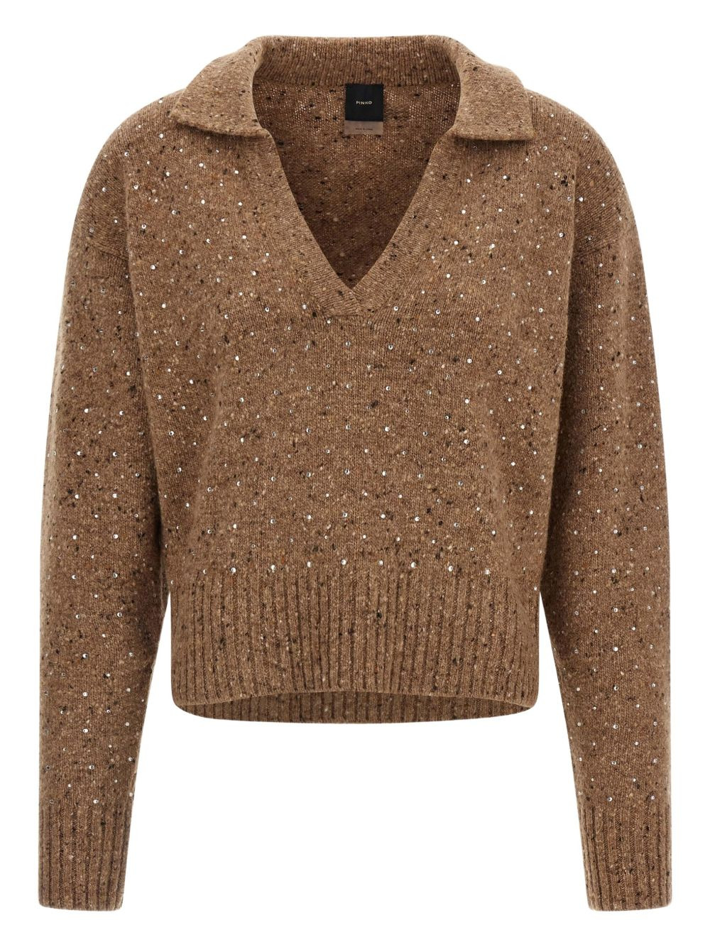 Nibani rhinestone-embellished sweater - 1