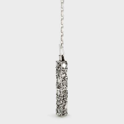 CELINE CELINE CÉSAR PROJECT COMPRESSION NECKLACE IN STERLING SILVER outlook