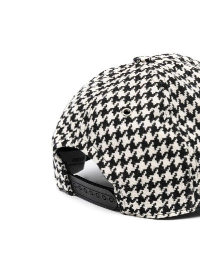 AMI Paris houndstooth print cap outlook