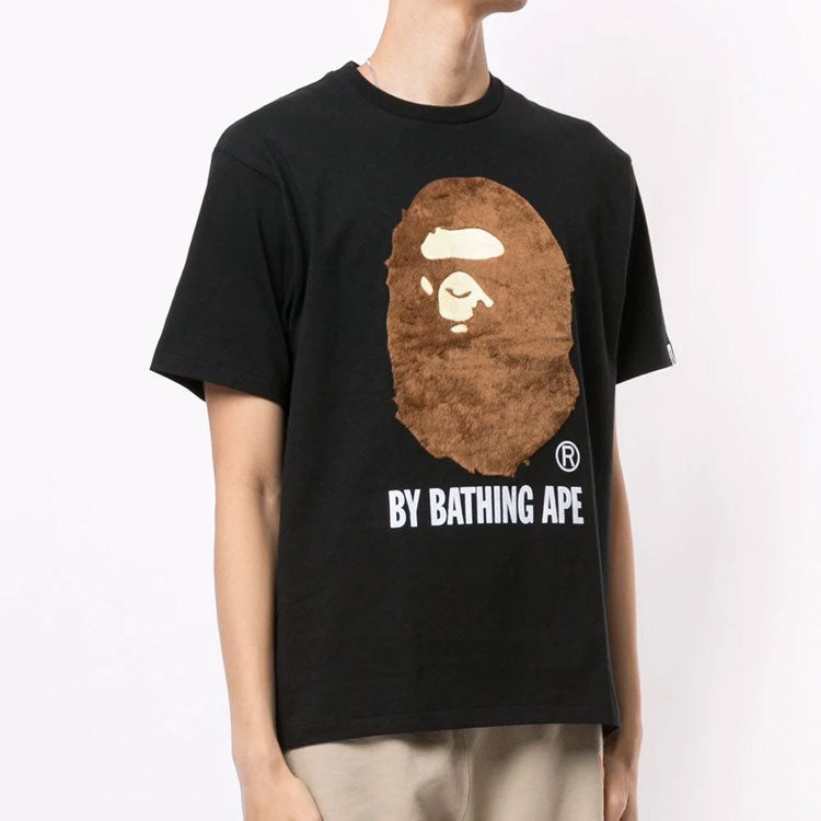 A Bathing Ape Ape Head Tee' Black Brown' BAPE-SS18-040 - 4