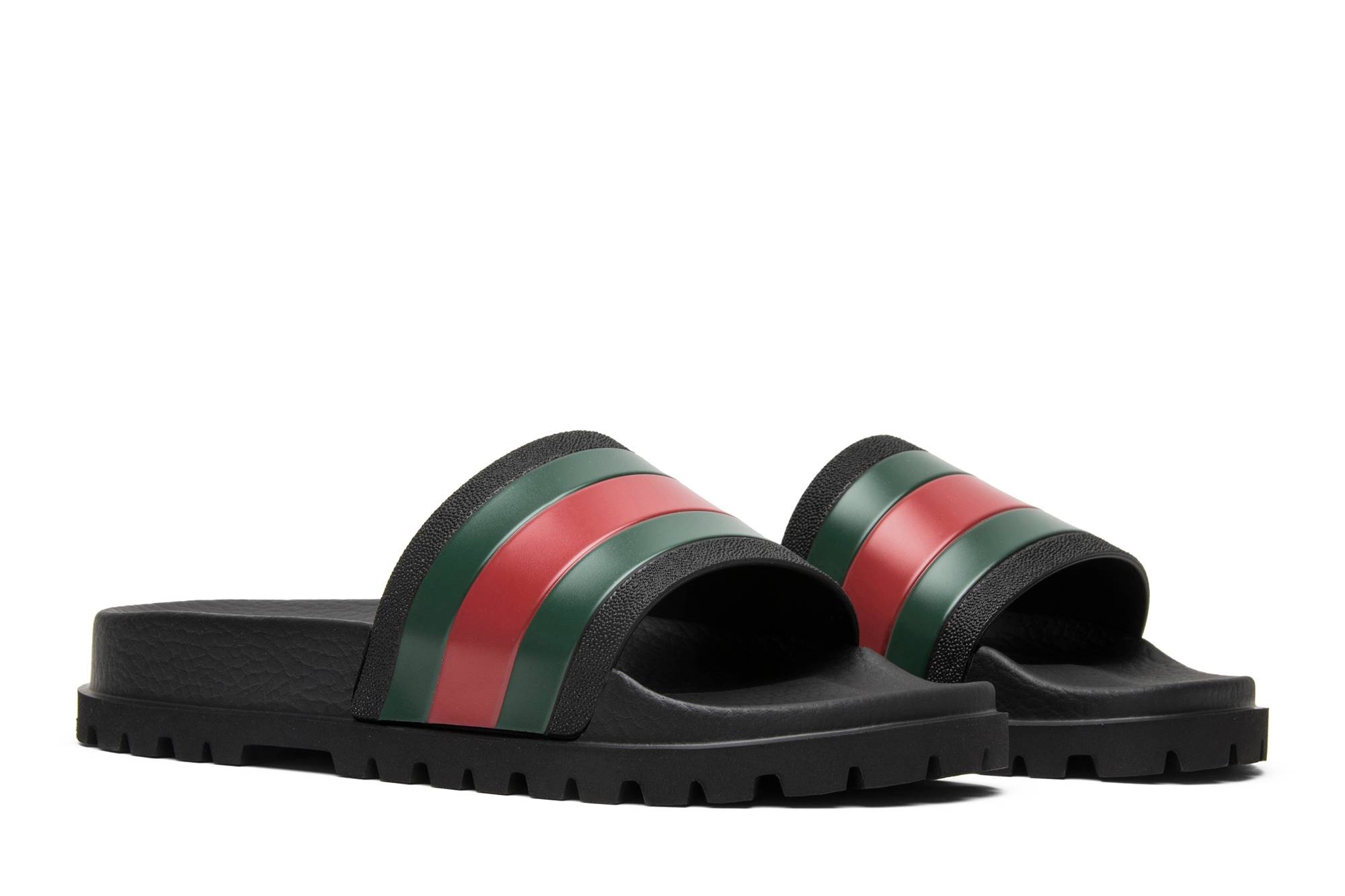 Gucci Web Slide 'Black' - 8